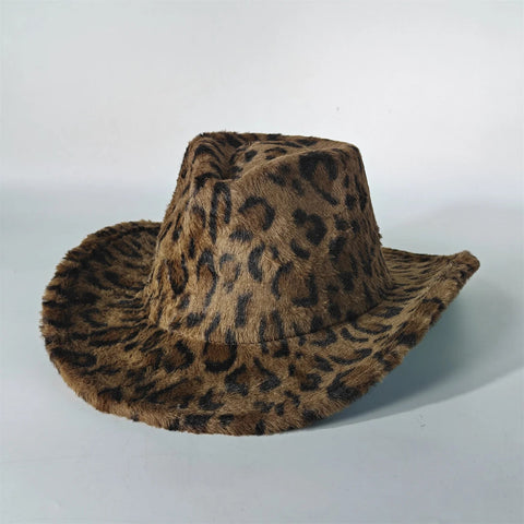 Winter rabbit fur cowboy hat 7.5 cm western cowboy - American ThistleWinter rabbit fur cowboy hat 7.5 cm western cowboy