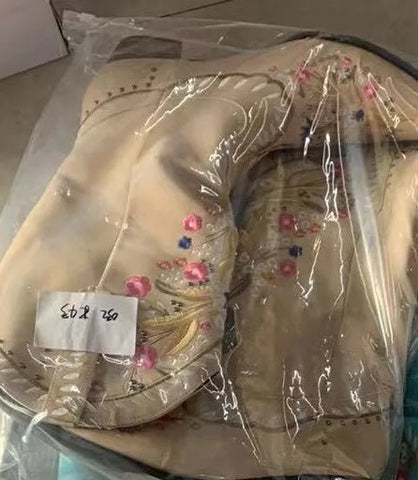 Women Boots Lightweight Knee - High Leather Stitching Square Heels Retro Punk Ethnic Shoes For Women Light Blue - American ThistleWomen Boots Lightweight Knee - High Leather Stitching Square Heels Retro Punk Ethnic Shoes For Women Light Blue