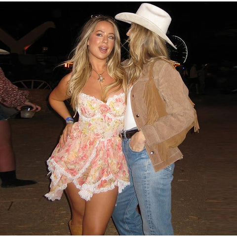 Women Casual Printed Pleated Scarf Collar Mini Dresses Chic Sleeveless Off Shoulder - American Thistle Women Casual Printed Pleated Scarf Collar Mini Dresses Chic Sleeveless Off Shoulder