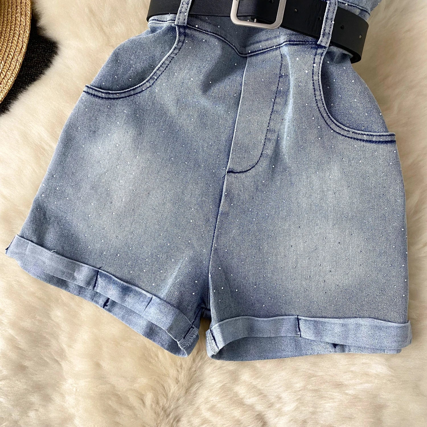 Women Denim one pieces Summer High Waist Slim Sleeveless Strapless Romper - American Thistle Women Denim one pieces Summer High Waist Slim Sleeveless Strapless Romper