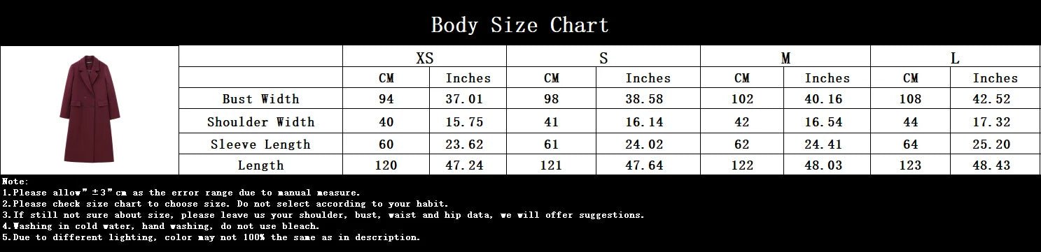 Women Elegant Long Coat Pink Blended Lapel Buttons Lined Winter Coat - American Thistle Women Elegant Long Coat Pink Blended Lapel Buttons Lined Winter Coat