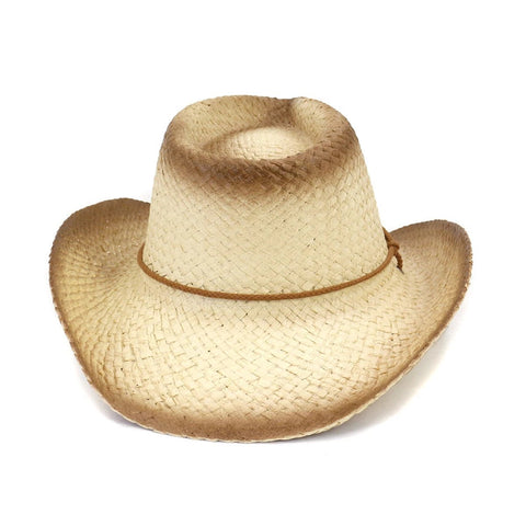 Women Five - Pointed Star Western Cowboy Straw Hat Summer Outdoor - American ThistleWomen Five - Pointed Star Western Cowboy Straw Hat Summer Outdoor