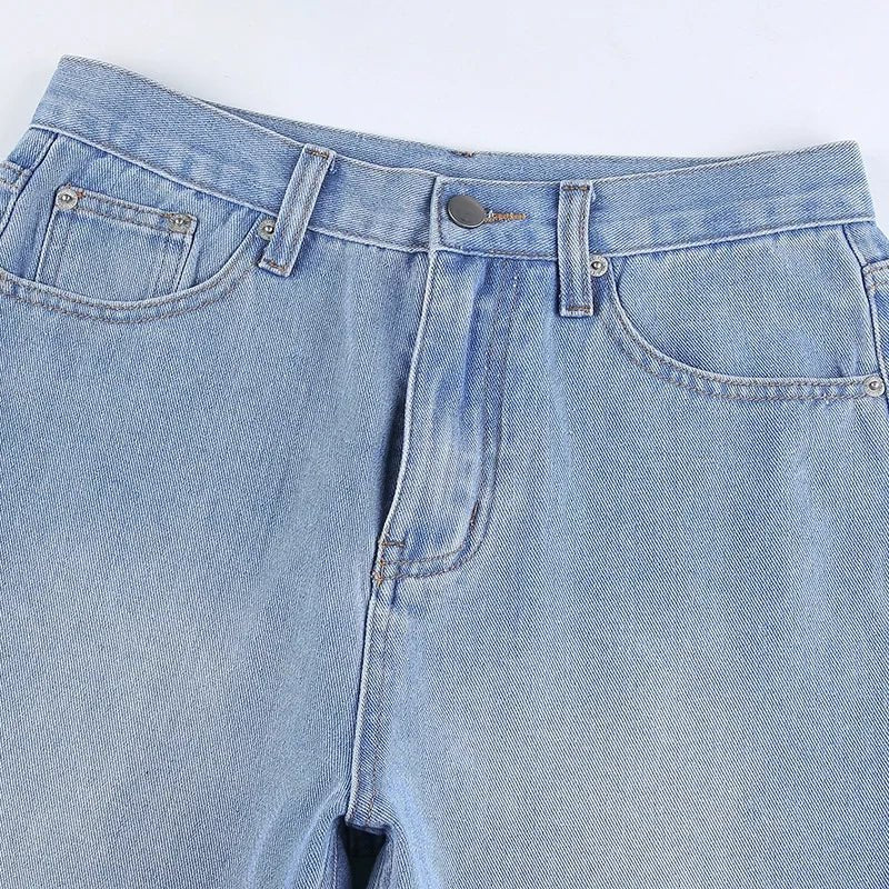 Women Flare Bell Bottom Jeans High Waisted Wide Ripped Leg Denim Pants - American Thistle Women Flare Bell Bottom Jeans High Waisted Wide Ripped Leg Denim Pants