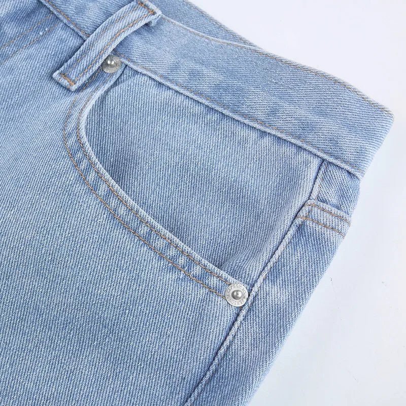 Women Flare Bell Bottom Jeans High Waisted Wide Ripped Leg Denim Pants - American Thistle Women Flare Bell Bottom Jeans High Waisted Wide Ripped Leg Denim Pants