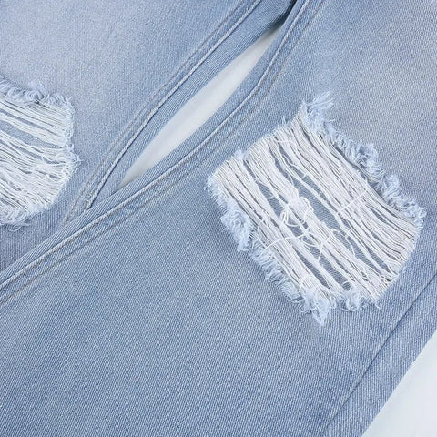 Women Flare Bell Bottom Jeans High Waisted Wide Ripped Leg Denim Pants - American Thistle Women Flare Bell Bottom Jeans High Waisted Wide Ripped Leg Denim Pants