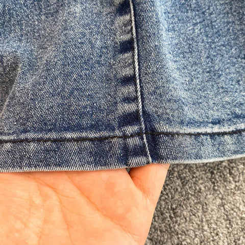 Women Jean Jumpsuit Rompers Single Breasted Sleeveless Vintage Denim - American Thistle Women Jean Jumpsuit Rompers Single Breasted Sleeveless Vintage Denim