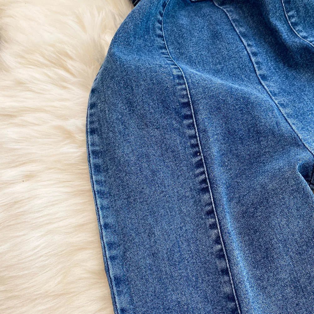 Women Jean Jumpsuit Rompers Single Breasted Sleeveless Vintage Denim - American Thistle Women Jean Jumpsuit Rompers Single Breasted Sleeveless Vintage Denim