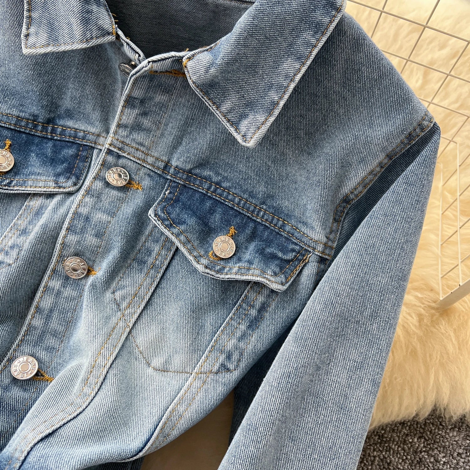 Women Long Sleeve Denim Jumpersuit Rompers Chic Fashion Retro Long - sleeved High - waisted Casual Jeans - American Thistle Women Long Sleeve Denim Jumpersuit Rompers Chic Fashion Retro Long - sleeved High - waisted Casual Jeans