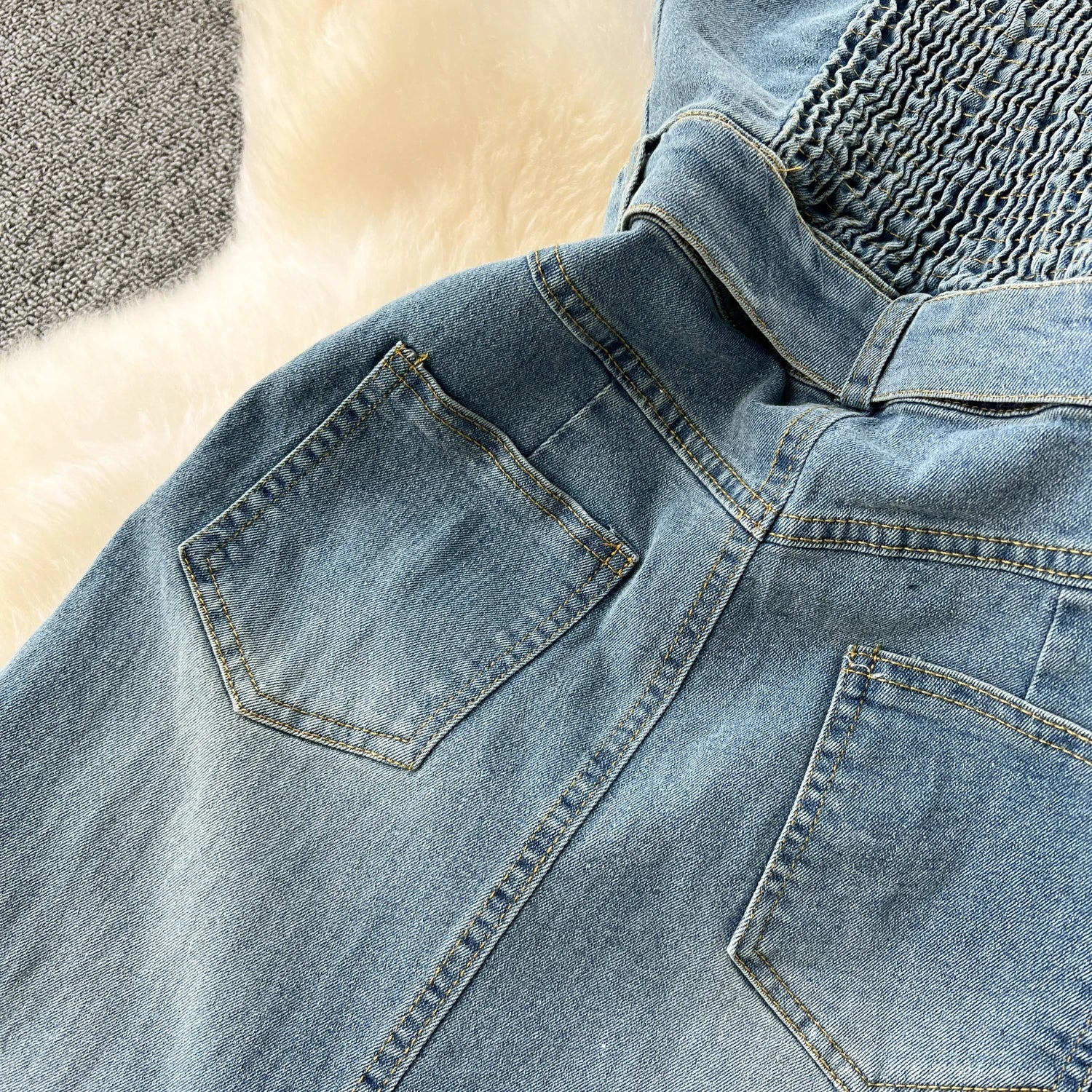 Women Sleeveless Tube Top Denim Maxi Dresses Summer American Hip Slit Denim Dress - American Thistle Women Sleeveless Tube Top Denim Maxi Dresses Summer American Hip Slit Denim Dress