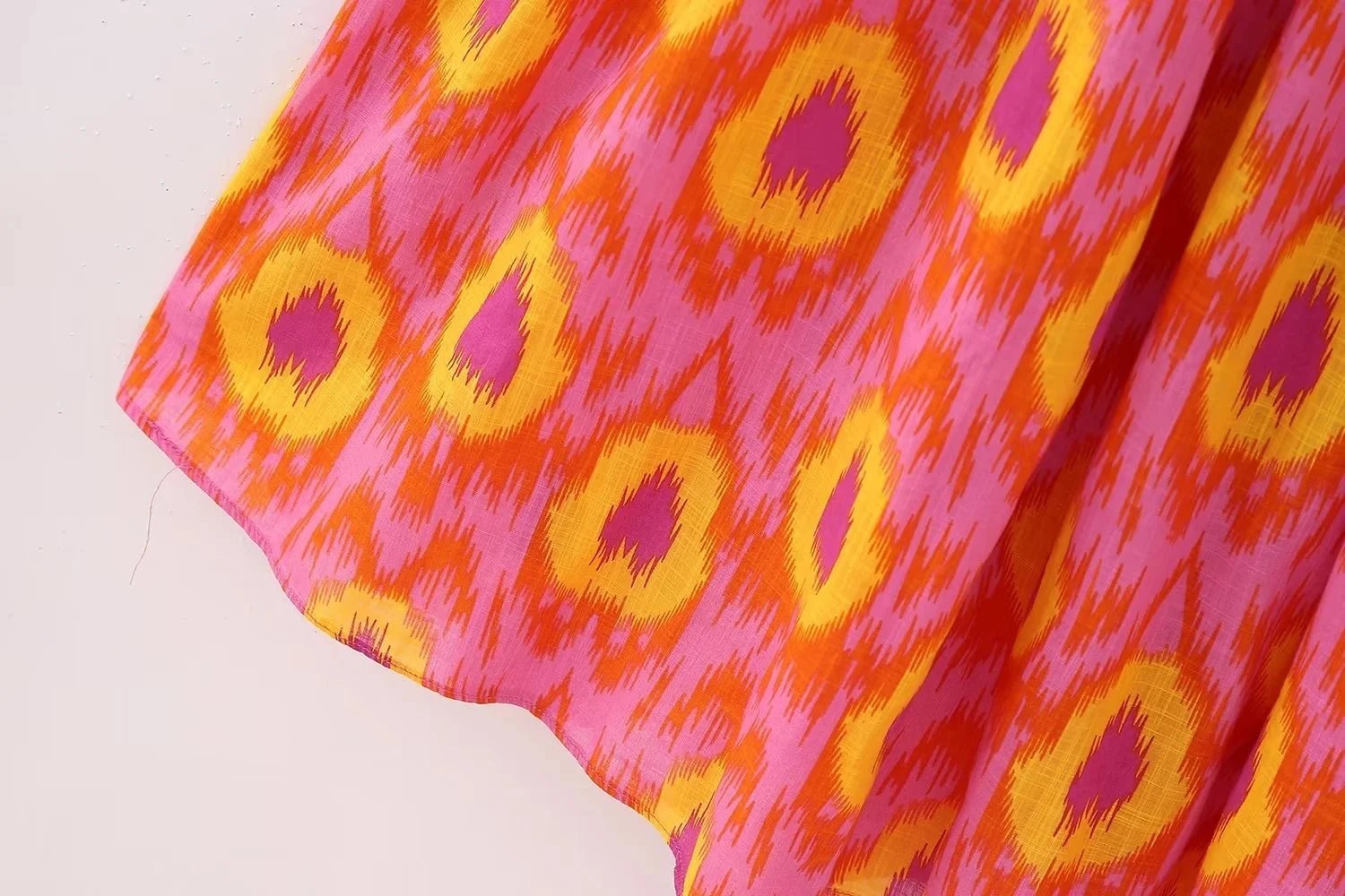 Women Summer Print Ruffle Pleated Long Dress Fashion Off Shoulder Puff Sleeve Midi Dresses Casual - American Thistle Women Summer Print Ruffle Pleated Long Dress Fashion Off Shoulder Puff Sleeve Midi Dresses Casual