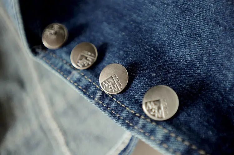 Women's Denim Vest Clothes Sleeveless Short - American Thistle Women's Denim Vest Clothes Sleeveless Short