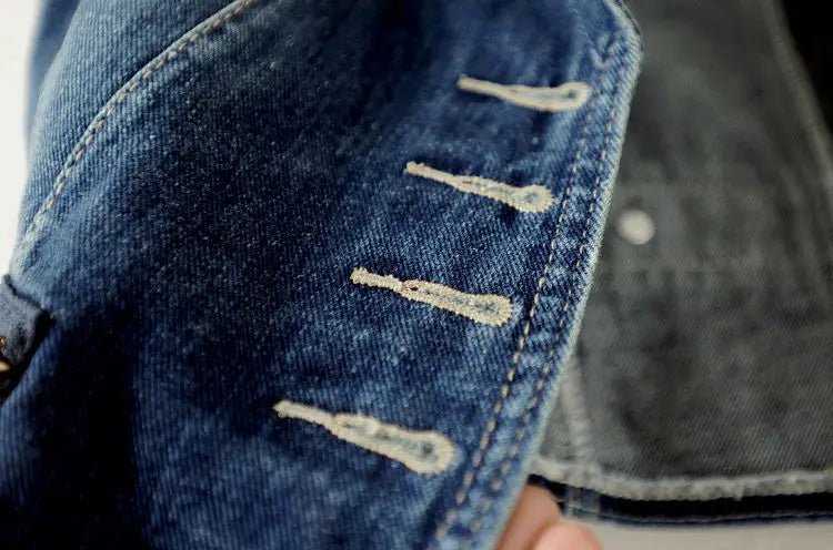 Women's Denim Vest Clothes Sleeveless Short - American Thistle Women's Denim Vest Clothes Sleeveless Short