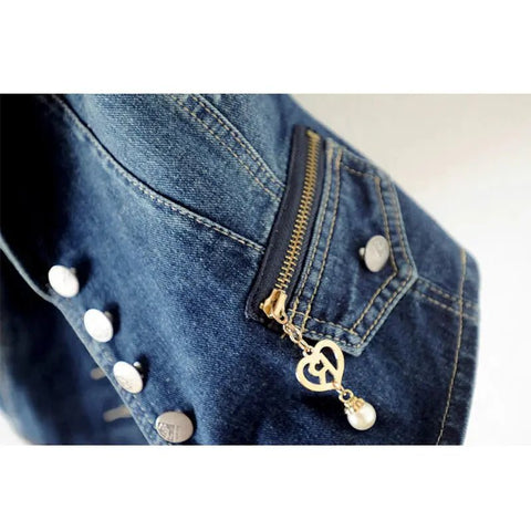 Women's Denim Vest Clothes Sleeveless Short - American Thistle Women's Denim Vest Clothes Sleeveless Short