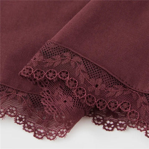 Women's Long - Sleeve Spring Lace Trim Tee Shirt Blouses - American Thistle Women's Long - Sleeve Spring Lace Trim Tee Shirt Blouses