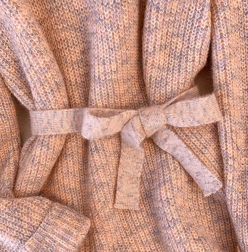 Women's Soft Elegant Sweater Dress Long Sleeved Pullover Knitted Mid - length Top - American Thistle Women's Soft Elegant Sweater Dress Long Sleeved Pullover Knitted Mid - length Top