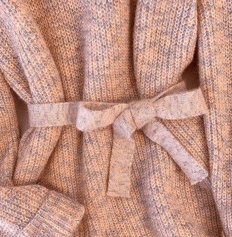 Women's Soft Elegant Sweater Dress Long Sleeved Pullover Knitted Mid - length Top - American Thistle Women's Soft Elegant Sweater Dress Long Sleeved Pullover Knitted Mid - length Top