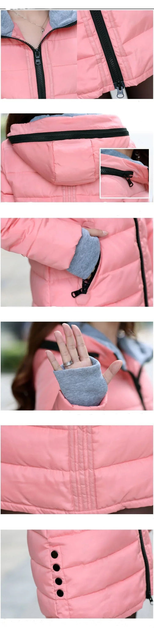 Women's Waterproof Down Cotton Jacket Autumn Winter Long Parkas Overcoat Warm Thick - American Thistle Women's Waterproof Down Cotton Jacket Autumn Winter Long Parkas Overcoat Warm Thick